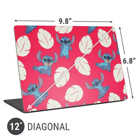 Disney Lilo and Stitch Character Pattern Universal Laptop 12in (9.8 x 6.8in) Skin